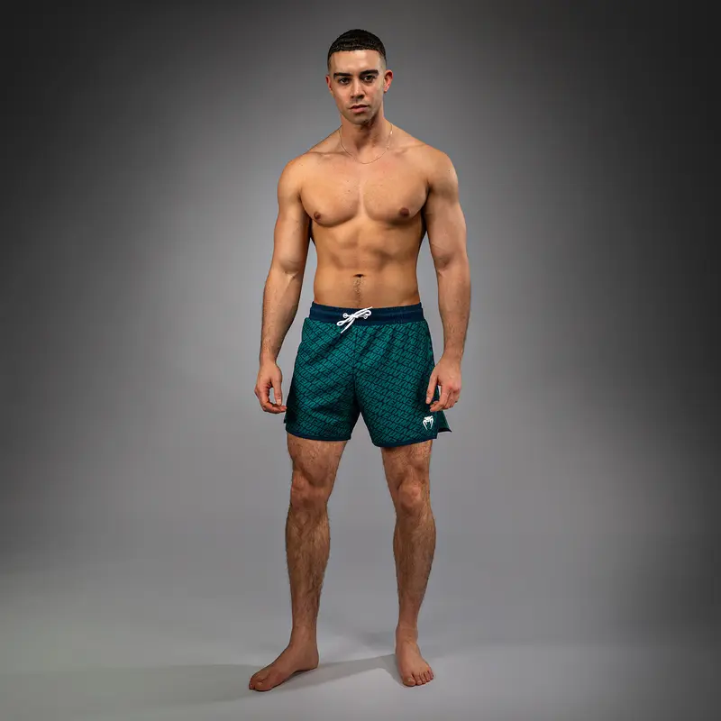 Short de Bain Venum Echo - Bleu Océan/Vert Émeraude