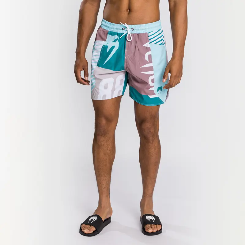 Short De Bain Venum Summer 88 - Clearwater/Bleu Mosaïque