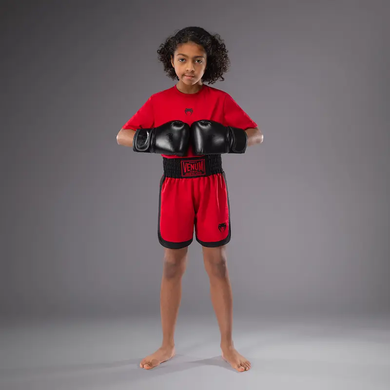 Short de boxe pour Enfants Venum Classic - Rouge Cerise