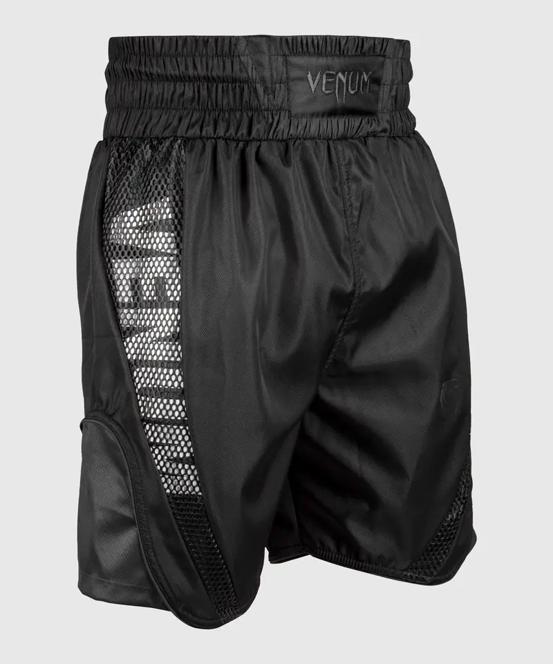 Short de boxe Venum Elite - Noir/Noir