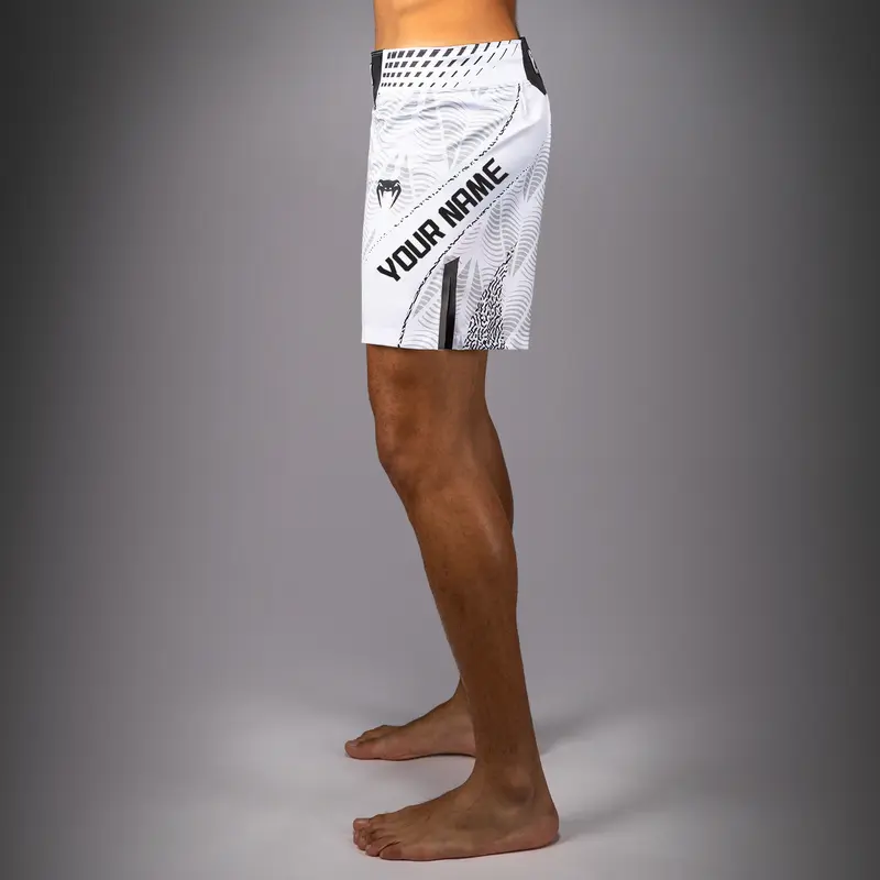 Short de combat coupe courte Homme Personnalisé UFC Zenith by Venum Authentic Fight Night - Blanc