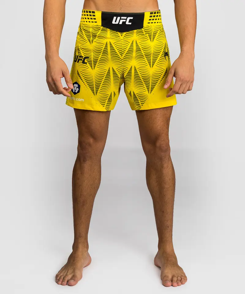 Short de combat coupe courte Homme UFC Zenith by Venum Authentic Fight Night - Jaune