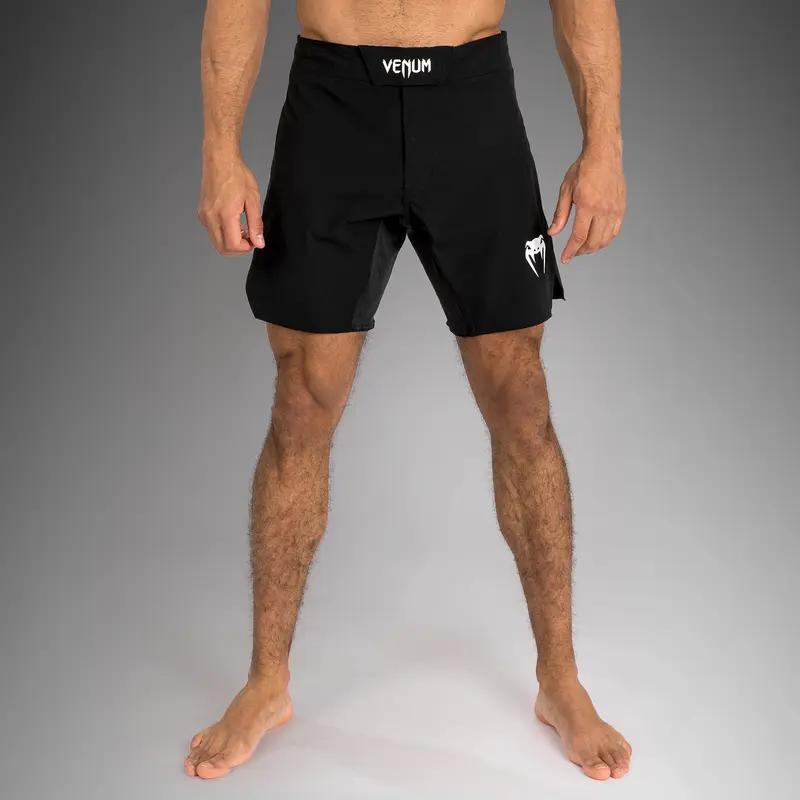 Short de combat pour homme Venum Contender - Noir/Blanc