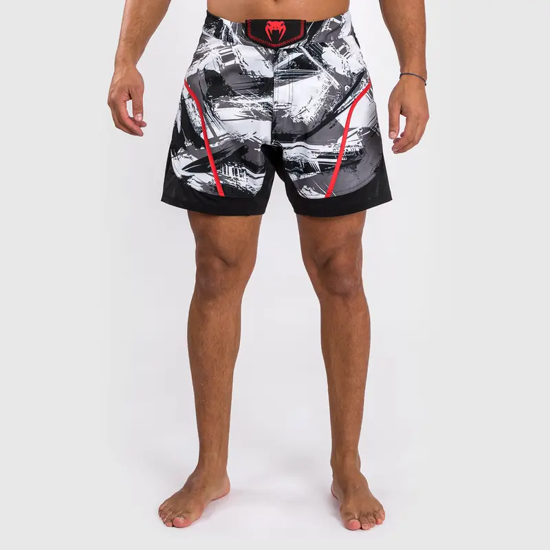 Short de combat Venum Electron 3.0 - Gris/Rouge