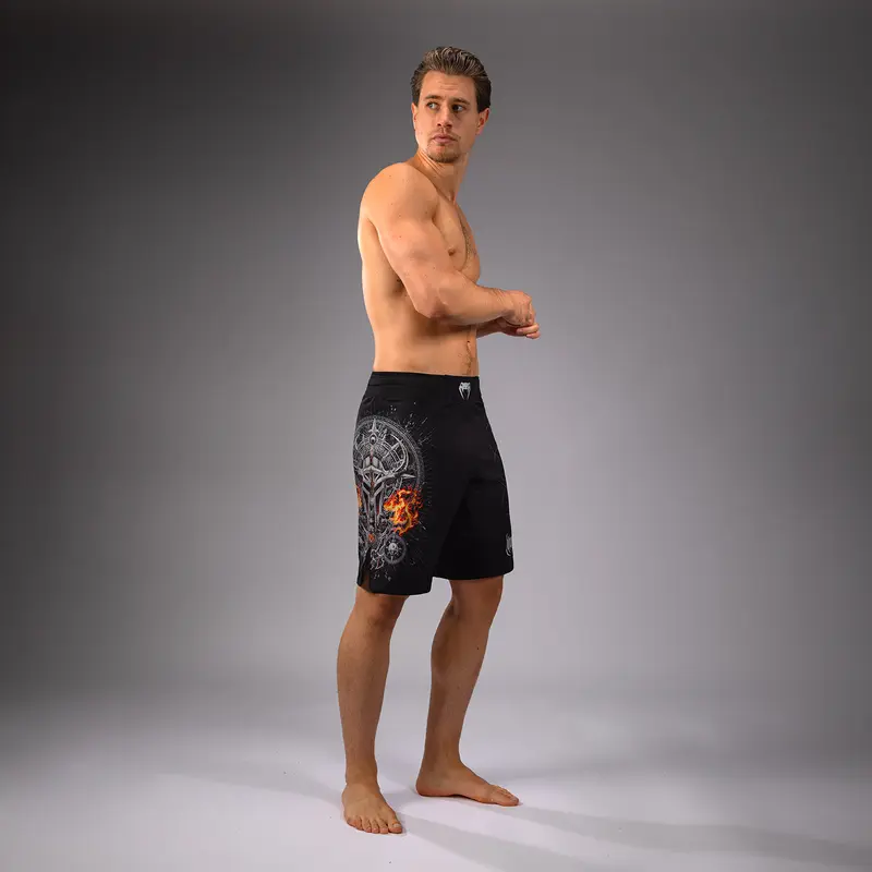 Short de combat Venum Gladiator 5.0 - Noir/Argent