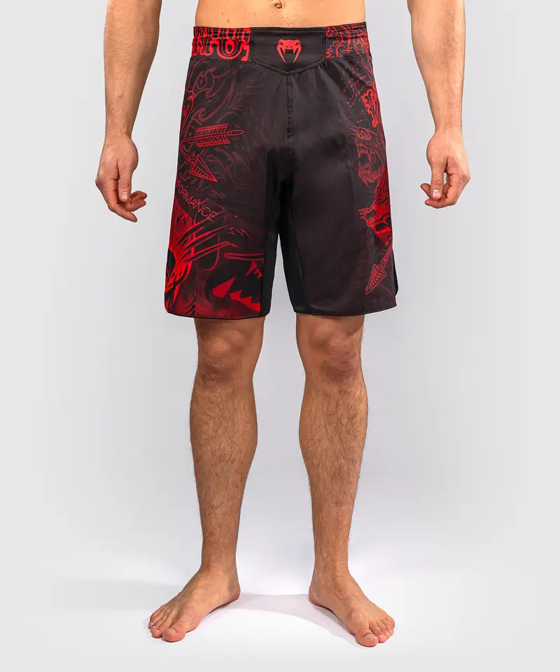 Short de Combat Venum Wolf Atak – Noir/Rouge