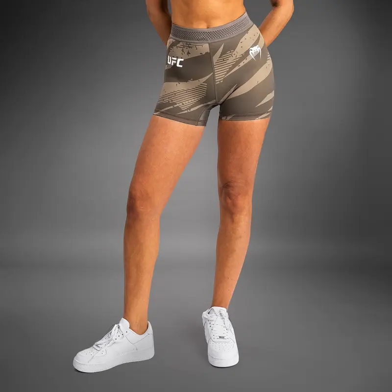 Short de compression pour Femmes UFC Adrenaline by Venum Fight Week - desert Camo