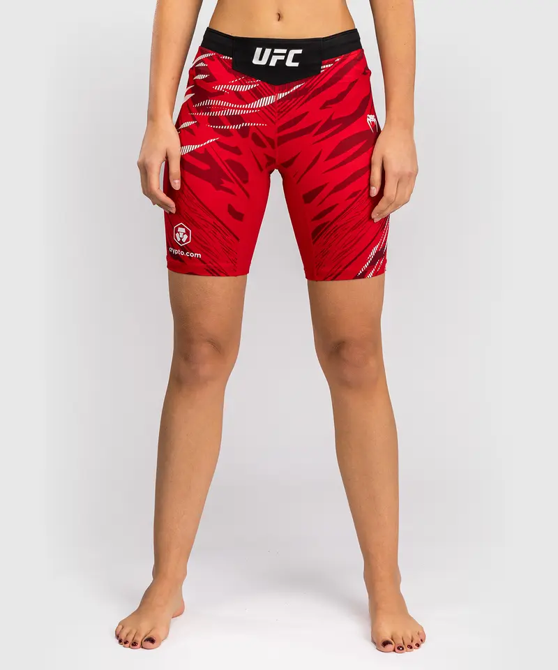 Short de compression pour Femmes UFC Fusion by Venum Authentic Fight Night - Coupe Longue - Rouge
