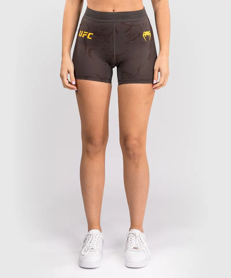 Short de compression pour Femmes UFC Fusion by Venum Fight Week - Marron Terrestre
