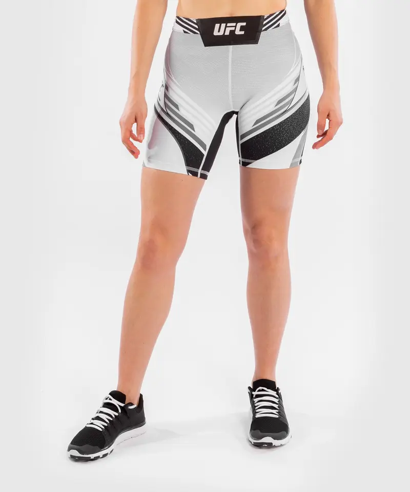 Short de compression pour Femmes UFC Venum Authentic Fight Night - Coupe Longue - Blanc