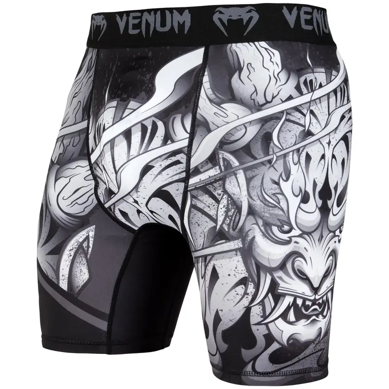 Short de compression Venum Devil - Blanc/Noir