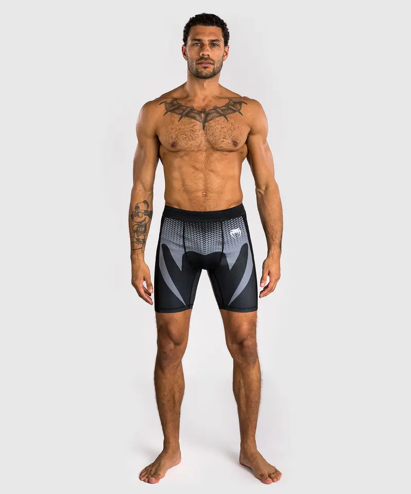 Short de Compression Venum No Gi - Noir/Gris Argenté
