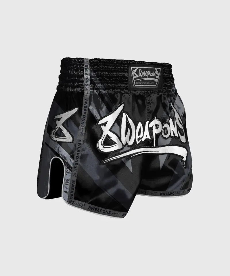 Short De Muay Thai 8 Weapons Shift - Noir