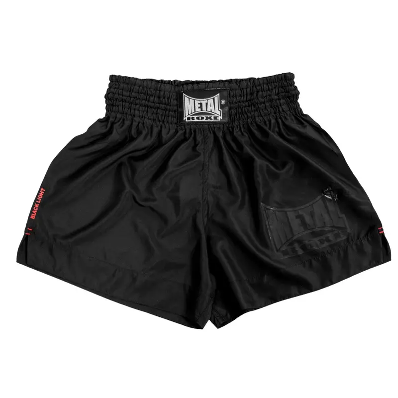 Short de Muay Thai Blacklight Metal Boxe