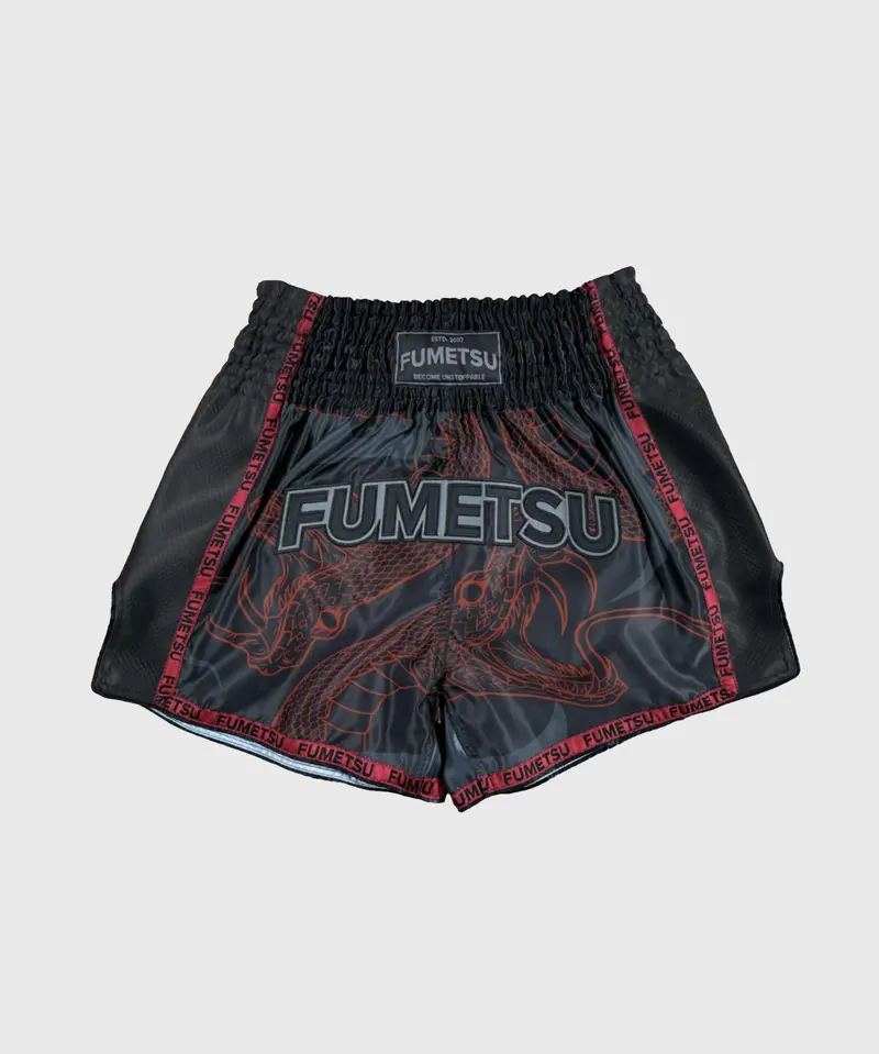 Short De Muay Thai Fumetsu Anaconda - Rouge/Noir