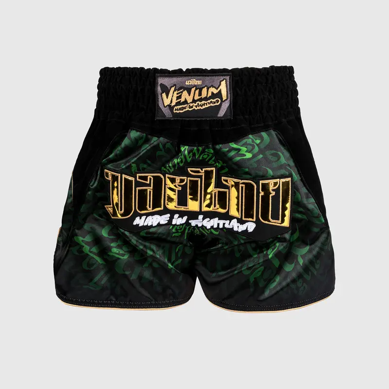 Short de Muay Thai Venum Attack - Noir/Vert