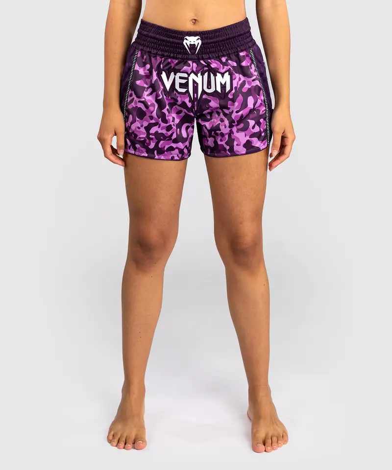 Short de Muay Thai Venum Iris - Prune/Rose