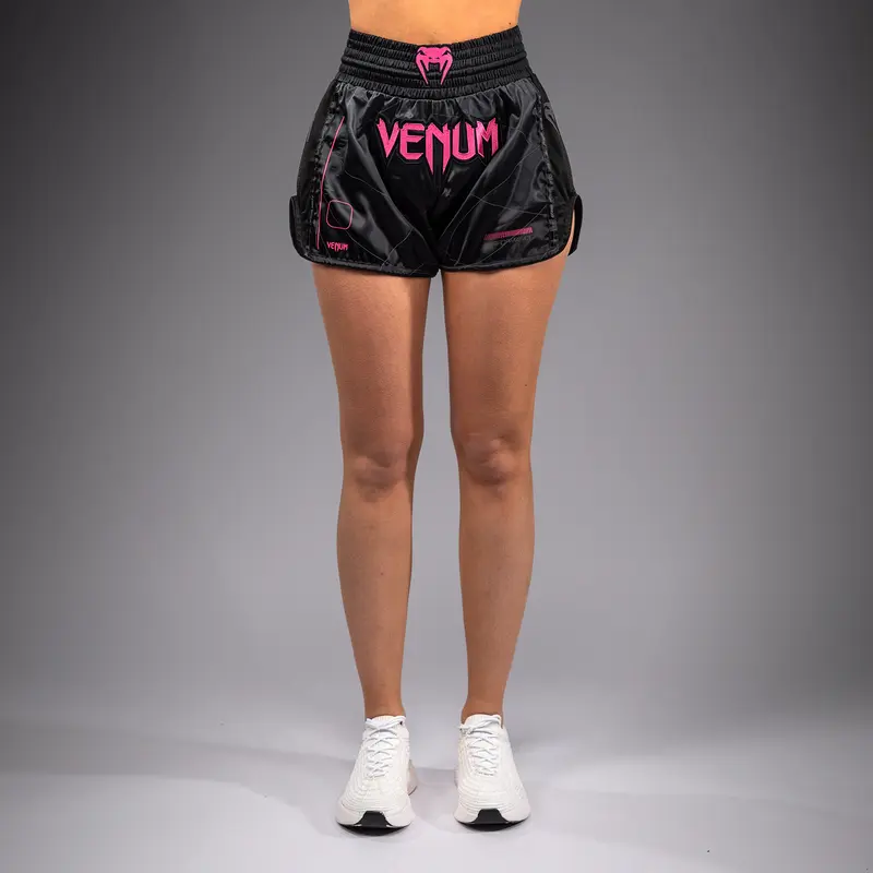 Short de Muay Thai Venum Tactical XT- Noir/Gris Tempête