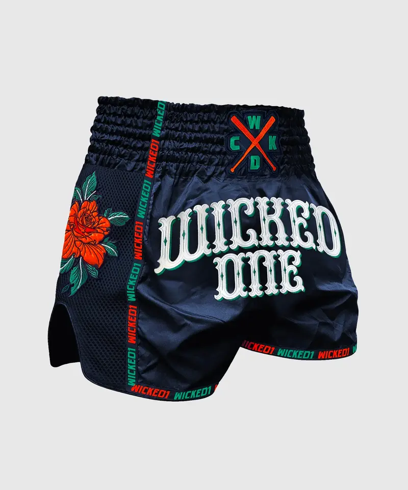 Short De Muay Thai Wicked One Bandido - Bleu Marine
