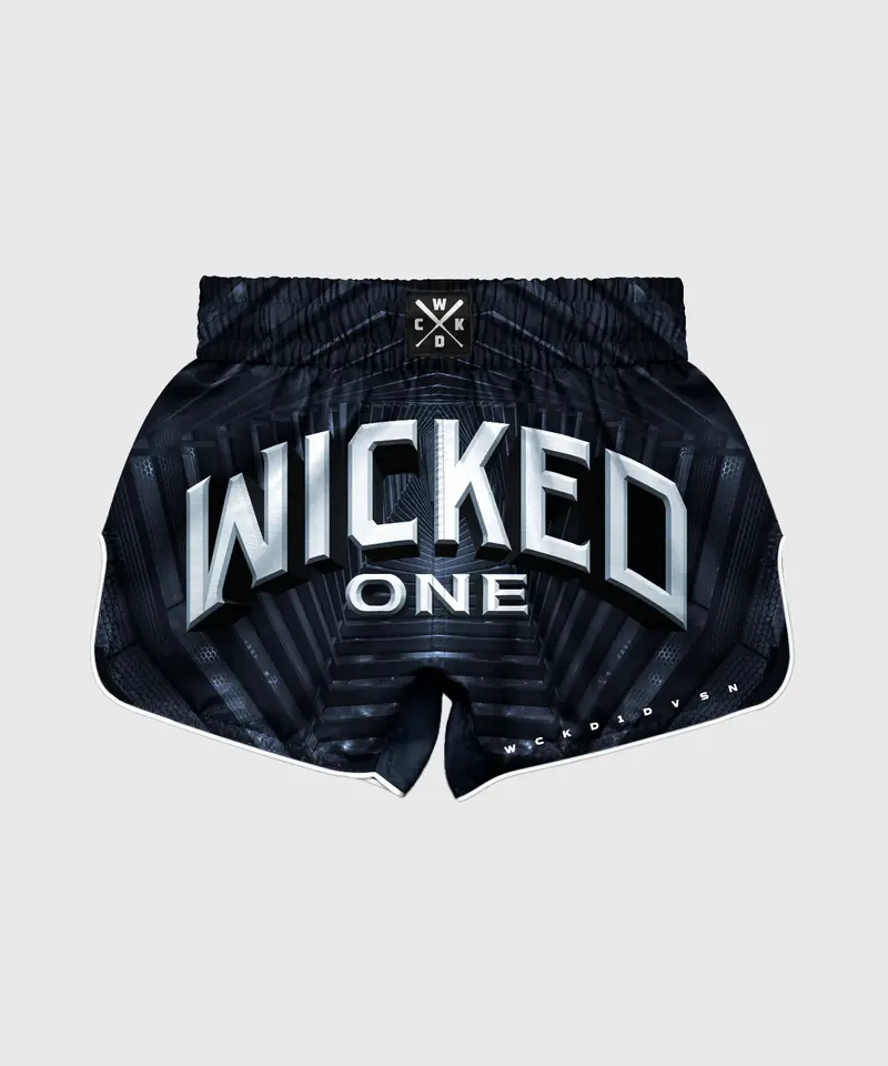 Short De Muay Thai Wicked One Industry - Bleu