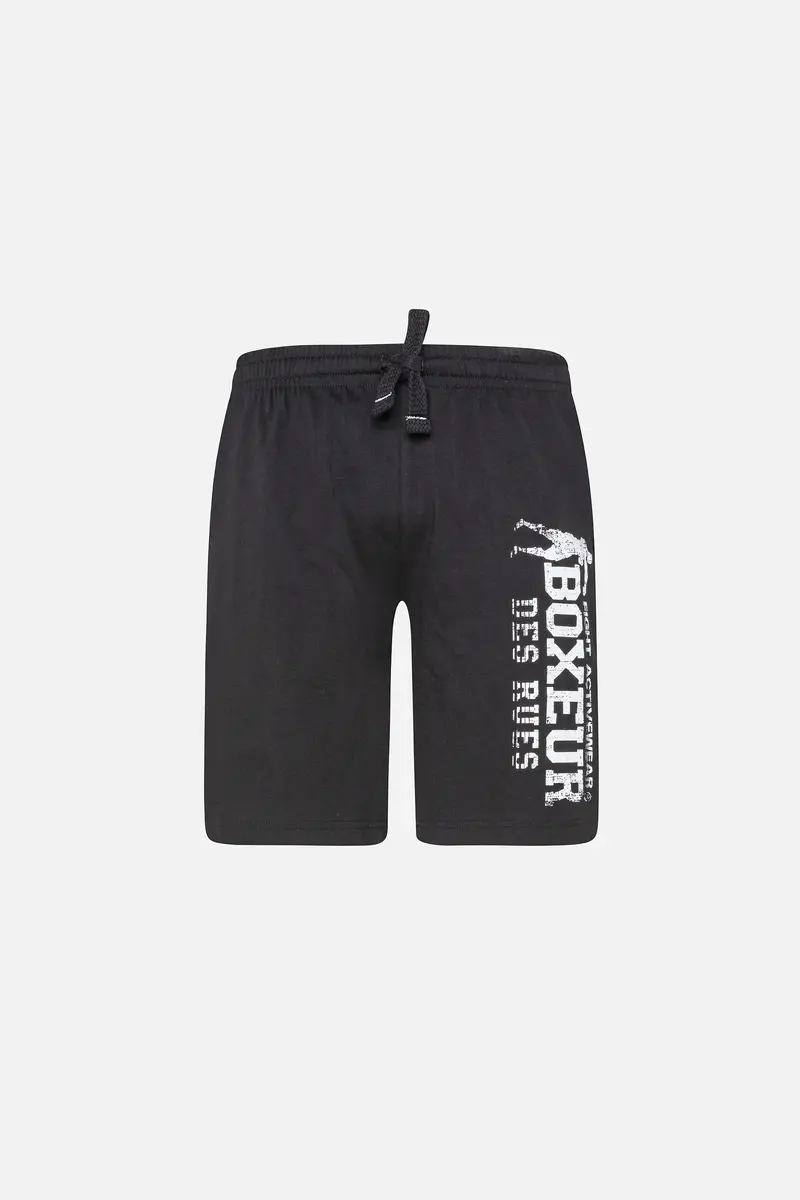 Short de sport Boxeur des Rues - Noir