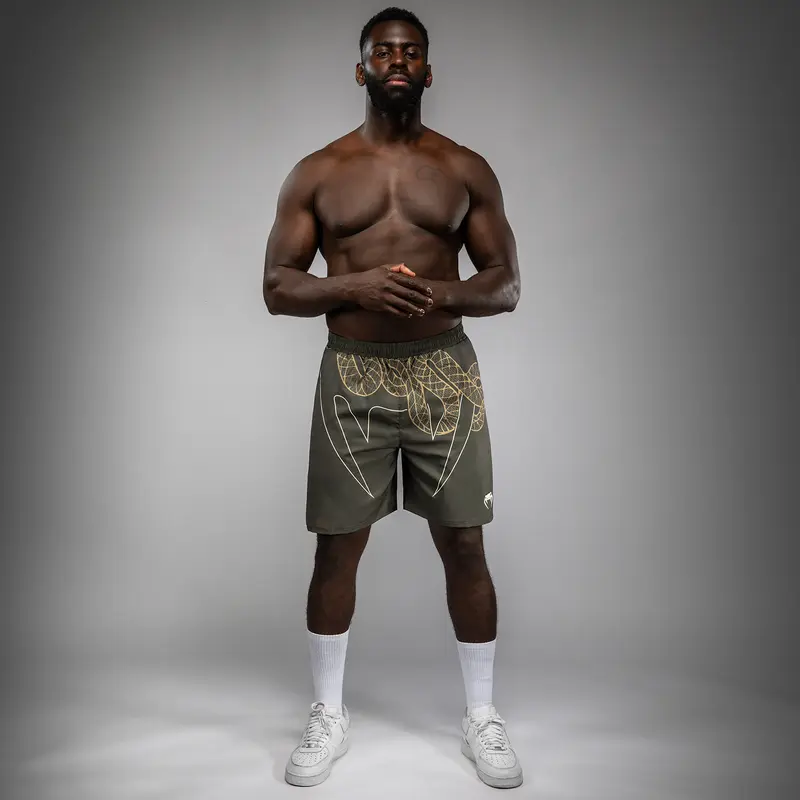 Short de Training Venum Serpenti – Kaki/Bronze/Ivoire