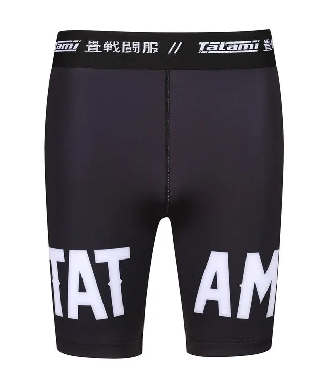 Short De Vale Tudo Tatami Fightwear Raven - Noir
