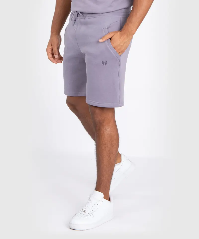 Short en coton Venum Silent Power - Gris lavande