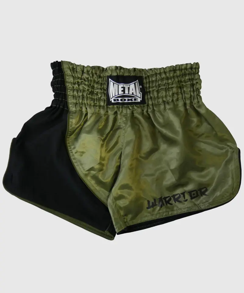 Short Kick Metal Boxe Warrior – Noir/Khaki