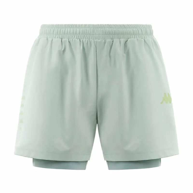 Short Kombat Fio Vert Homme