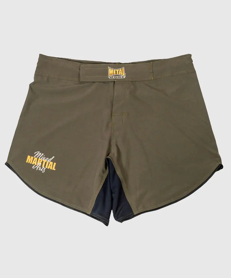 Short Mma Metal Boxe Dual - Kaki
