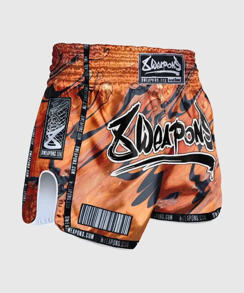 Short Muay Thai 8 Weapons Vivo Magma - Orange