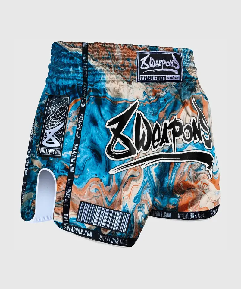 Short Muay Thai 8 Weapons Vivo Vertigo - Bleu