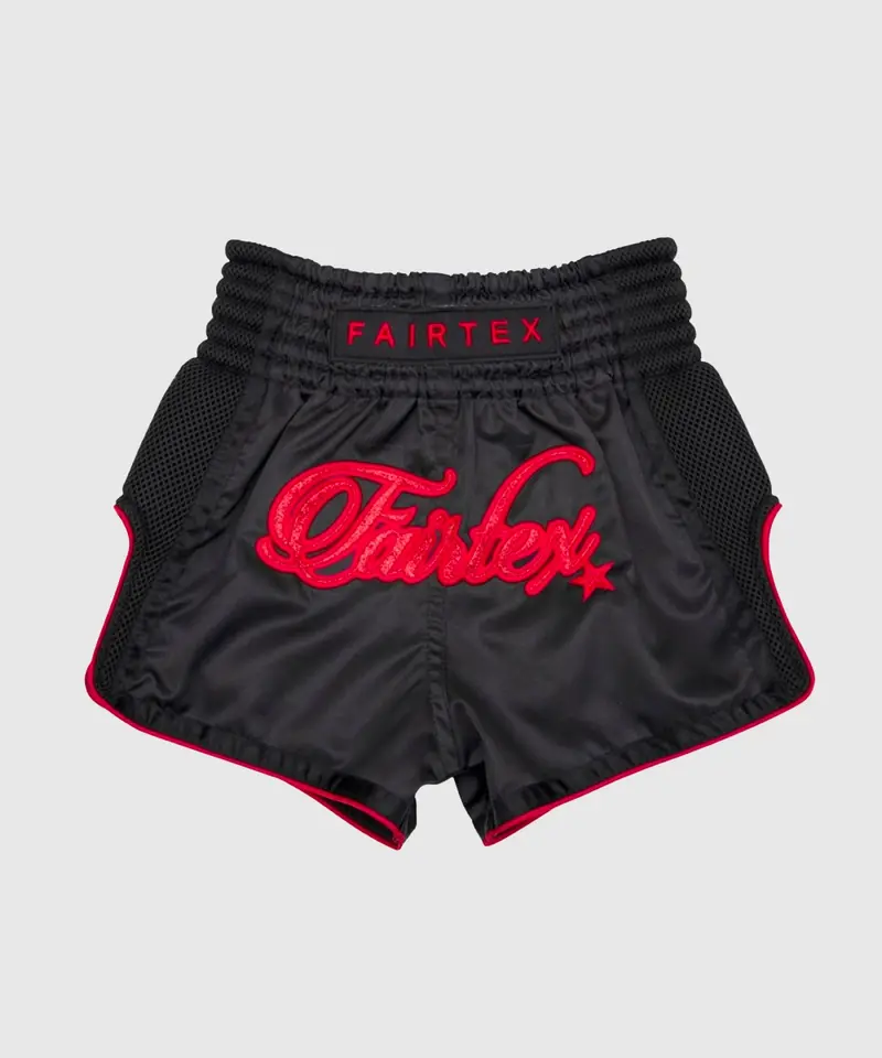 Short Muay Thaï Fairtex Midnight Red