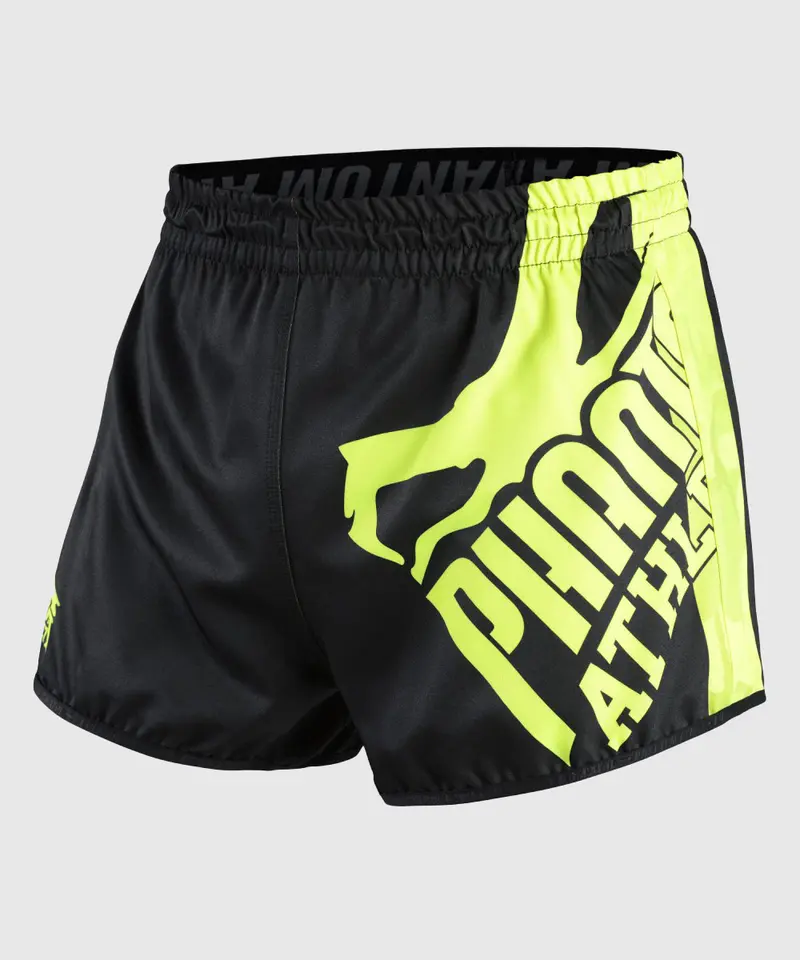 Short Muay Thai Phantom Athletics Revolution – Noir/Jaune