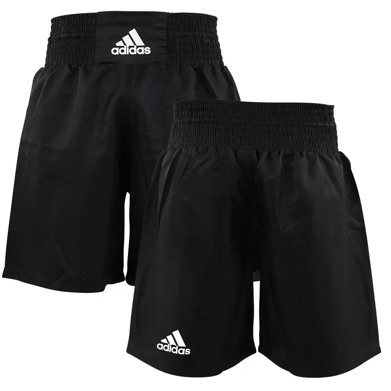 SHORT MULTI-BOXES ADIDAS - Noir/Blanc