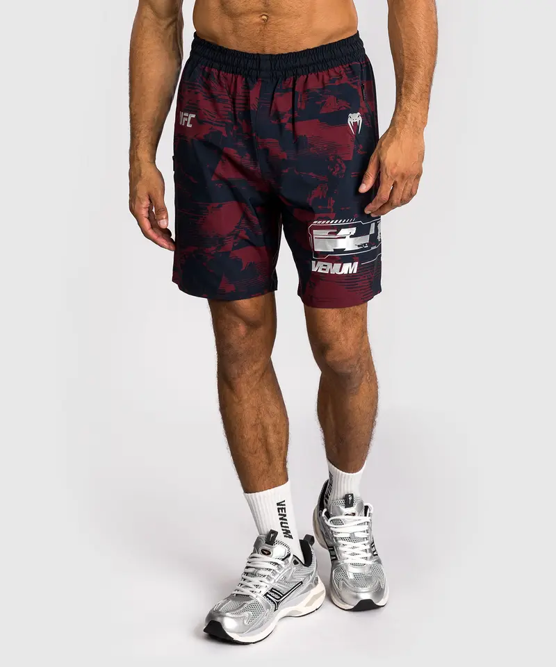Short Performance Homme UFC Zenith by Venum Authentic Fight Week - Bleu marine/Bordeaux/Argent