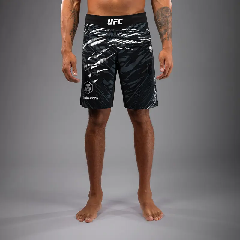 Shorts de Combat pour Hommes UFC Fusion by Venum Authentic Fight Night - Coupe Longue - Noir