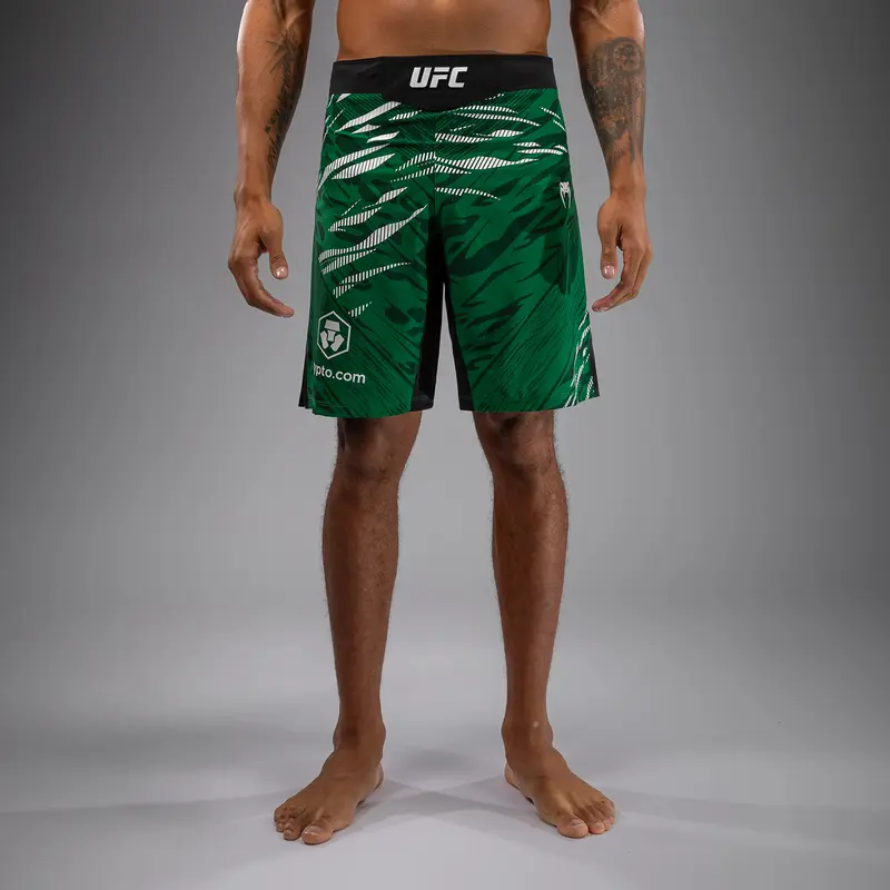 Shorts de Combat pour Hommes UFC Fusion by Venum Authentic Fight Night - Coupe Longue - Vert