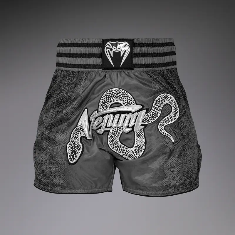 Shorts de Muay Thai pour Femmes Venum Amazonia - Gris foncé