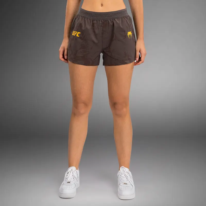 Shorts Performance pour Femmes UFC Fusion by Venum Fight Week - Marron Terrestre