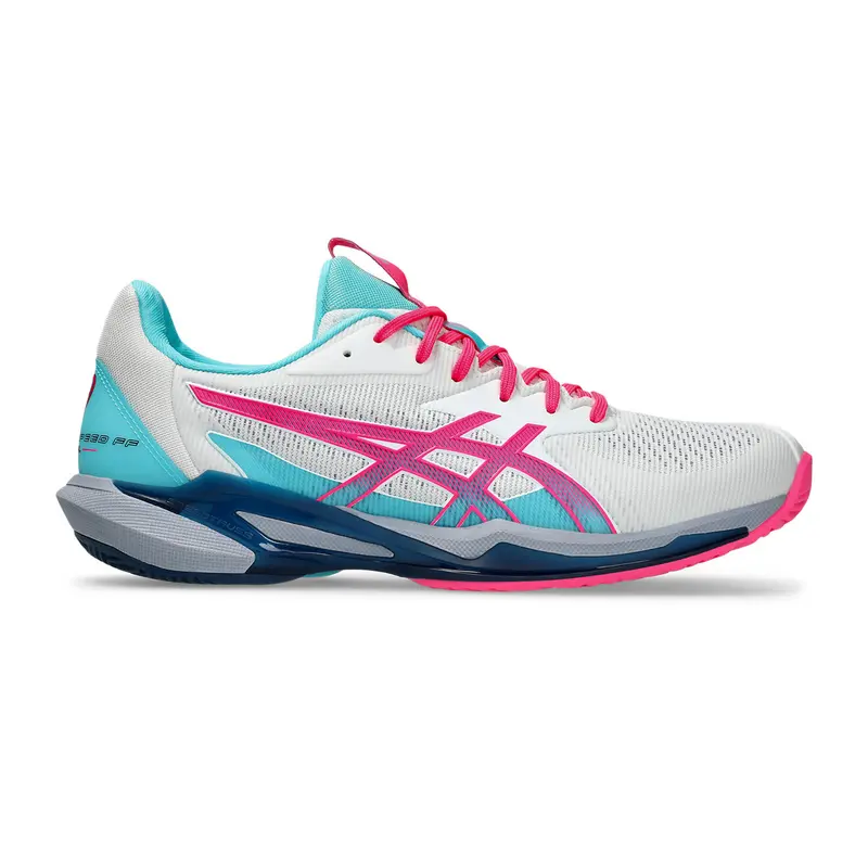 Solution Speed FF 3 Chaussures Padel Hommes-Blanc,Pink