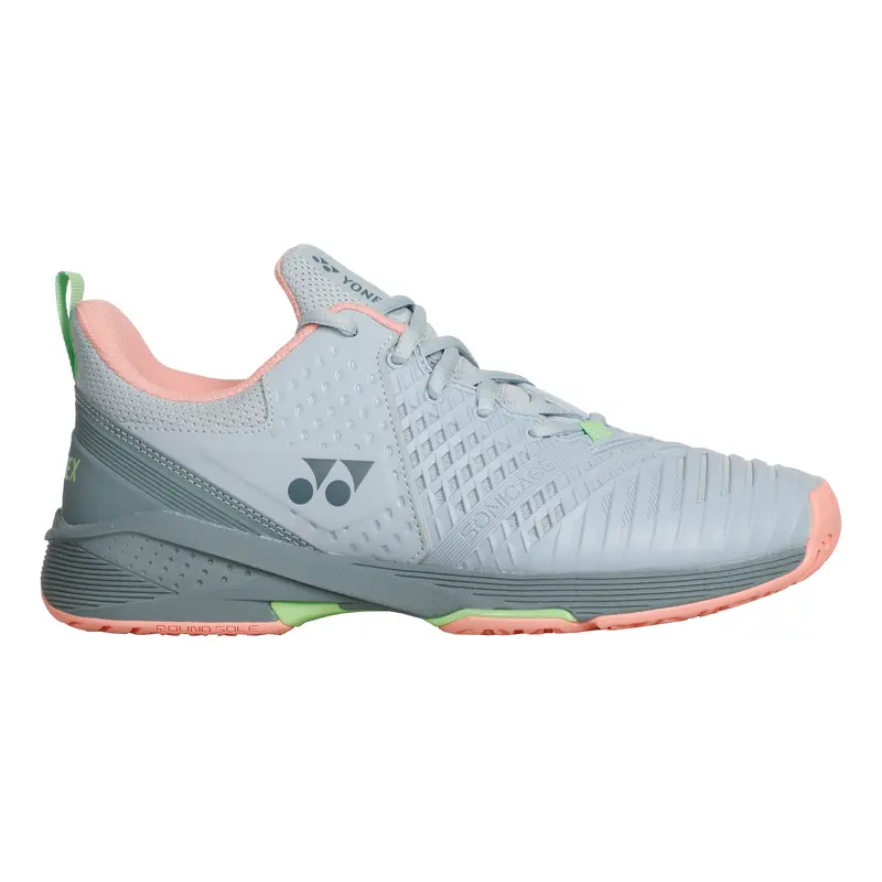 Sonicage 3 Chaussures Padel Femmes-Bleu Clair,Abricot