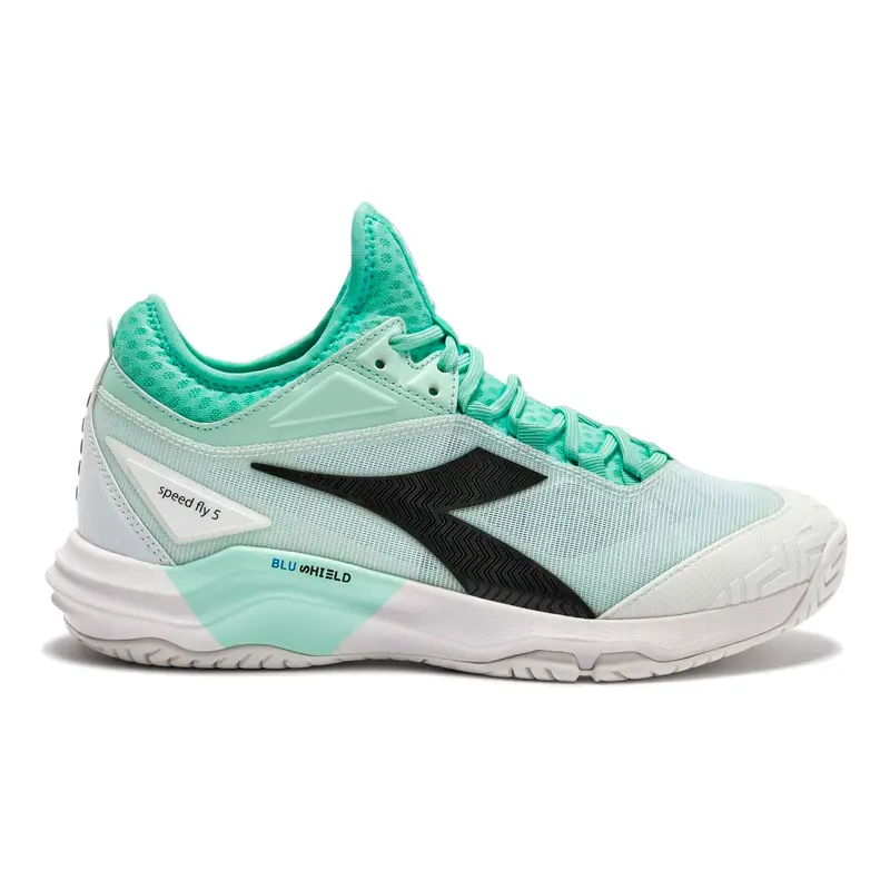 Speed Blushield Fly 5 Chaussures toutes surfaces Femmes-turquoise, noir
