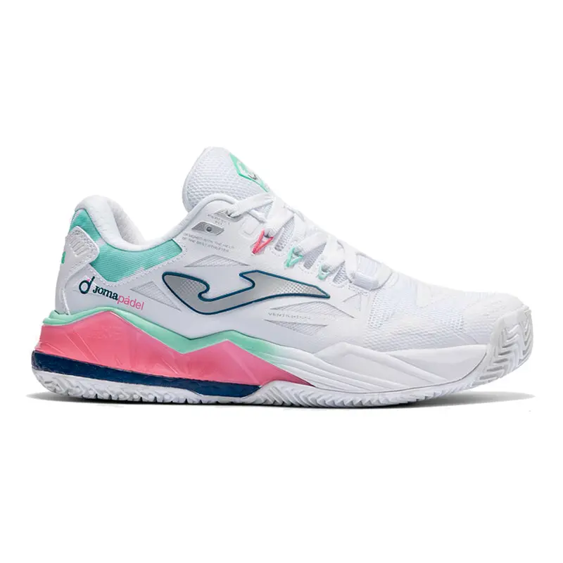 Spin Chaussures padel Femmes - blanc, turquoise