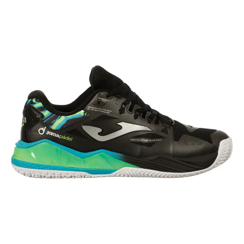 Spin Chaussures padel Hommes - noir, vert