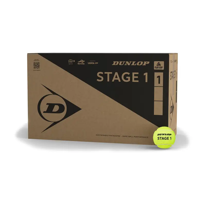 Stage 1 Green Balle Play + Stay 18 tubes de 4 -jaune