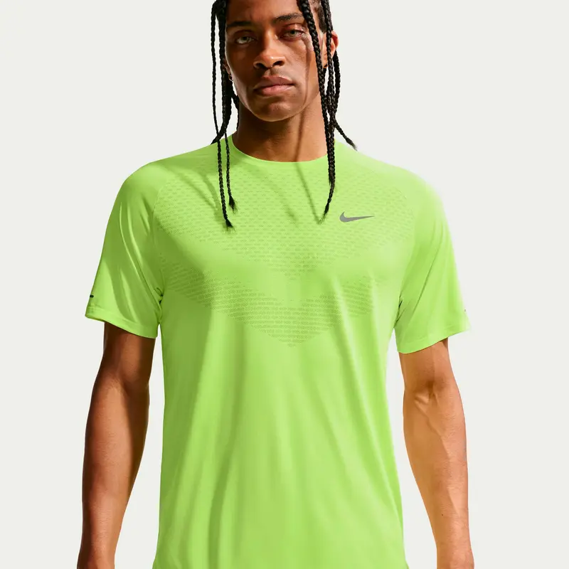 Stride Maillot de course Hommes - jaunes fluo, argent