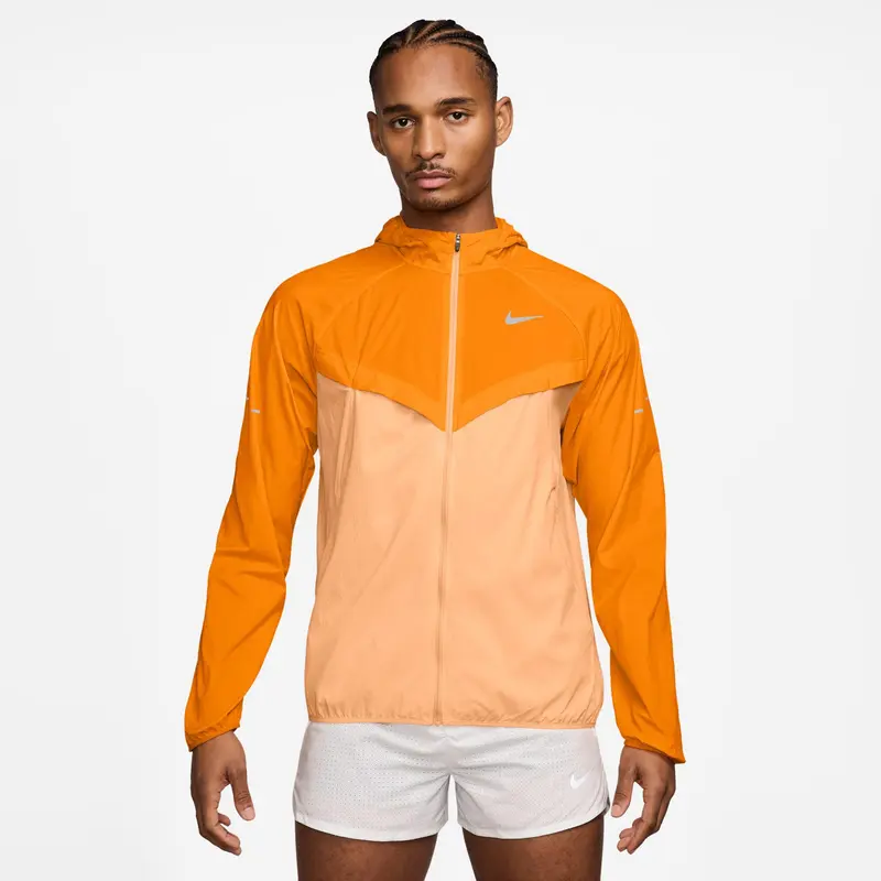 Stride Veste running Hommes - crème, argent