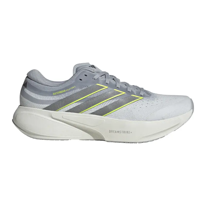 Supernova Solution 3 Chaussure de running avec stabilisateurs Hommes - blanc, gris